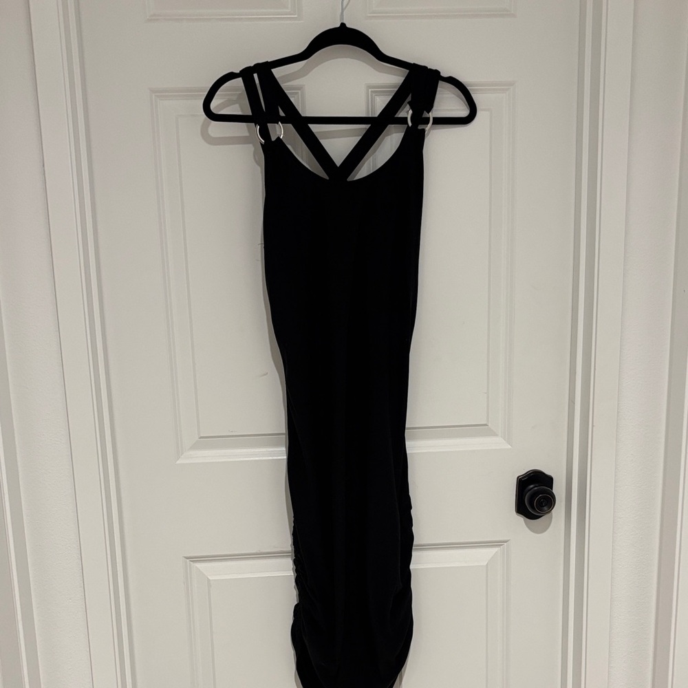 Derek Heart Black Strapless Dress